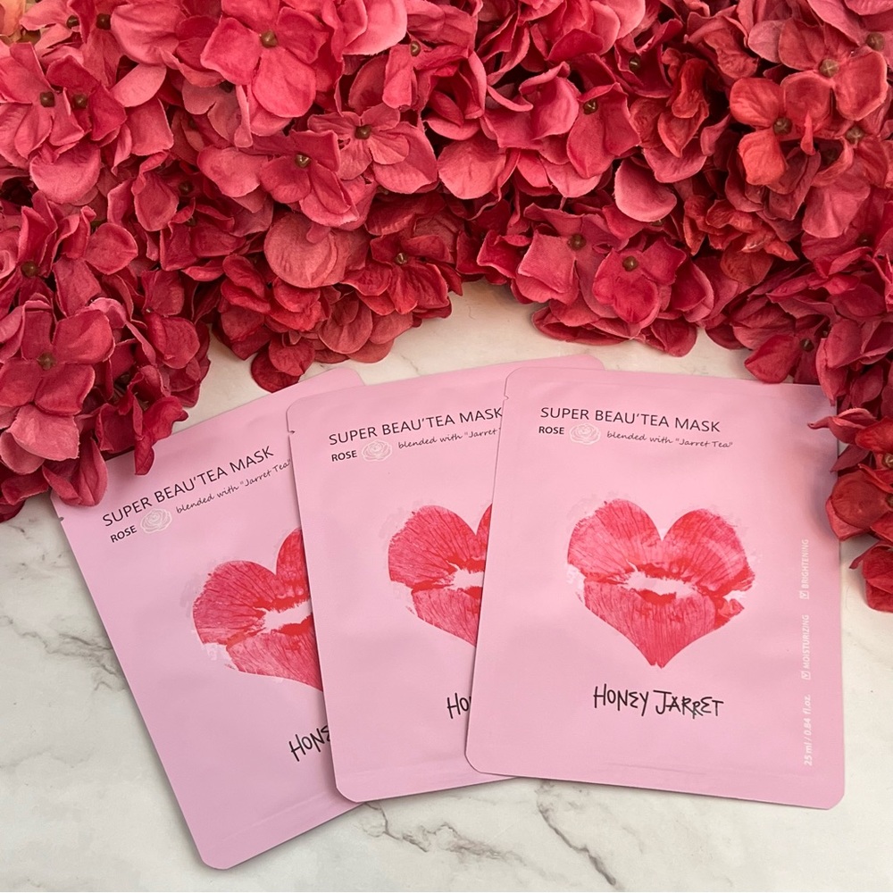 Super Beau'tea Sheet Mask (Rose) 3 Pack